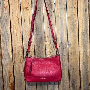 Calvin Klein Red Shoulder Bags